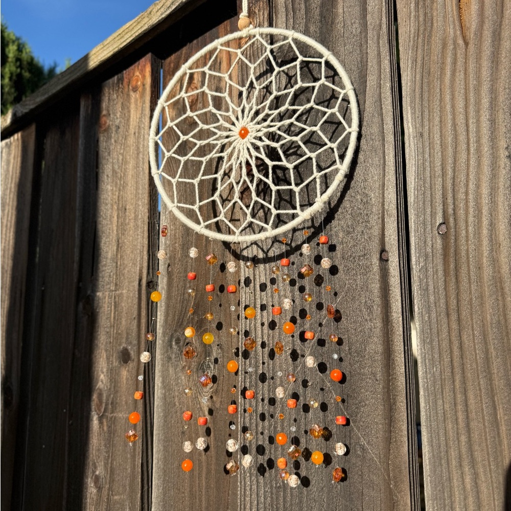 Orange Dream Catcher